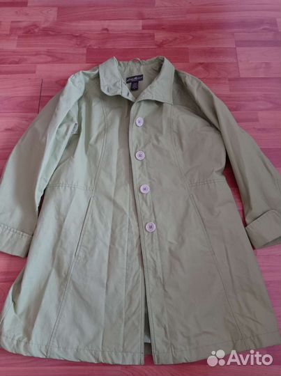 Куртка зелёная женская