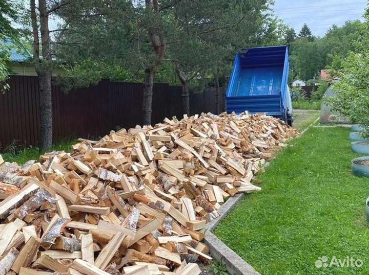 Дрова березовые. Колотые