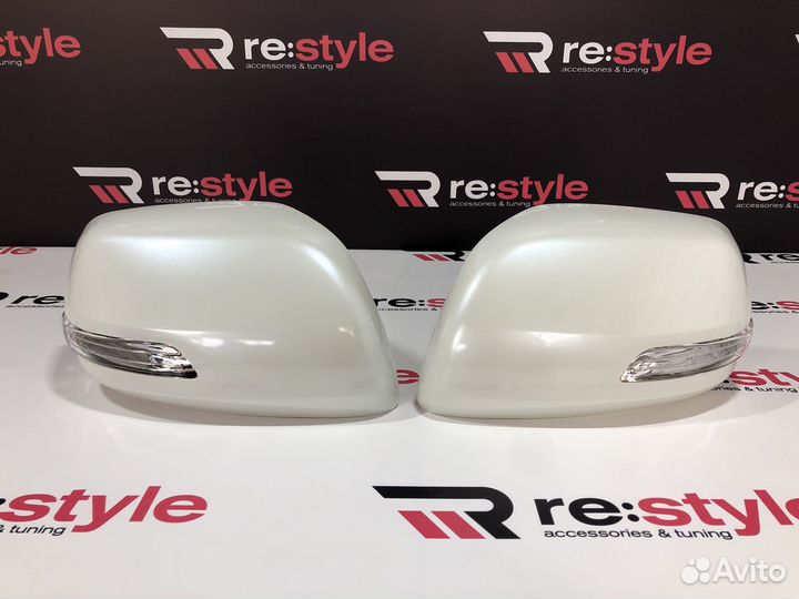 Крышка зеркала Toyota Land Cruiser 200 12-21 Бел