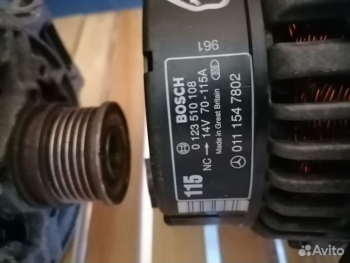 Генератор Мерседес Спринтер Вито 2004г