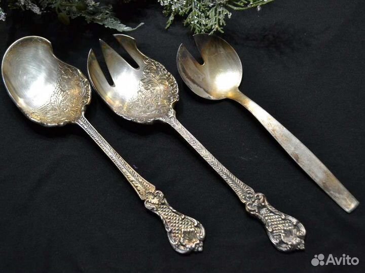 Ложка и вилка салатная Индия Таллин