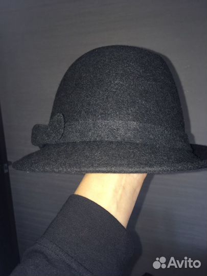 Шляпа фетровая женская молодёжная модель р. 56-58