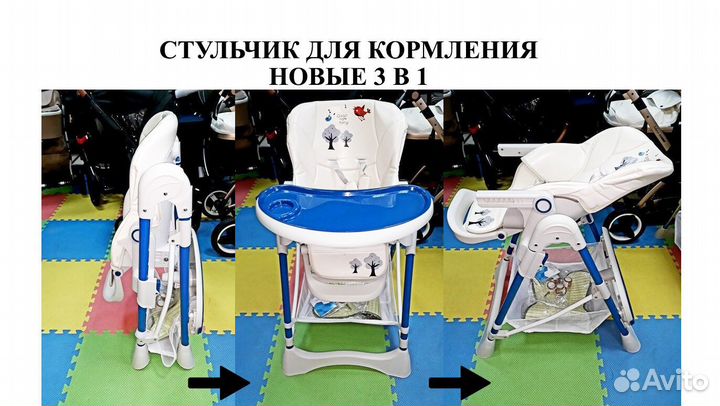 Новый стульчик для кормления детей