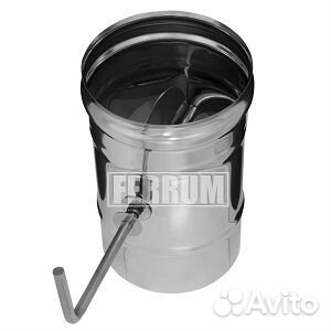 Шибер поворотный (430/0,8мм) d200 Феррум