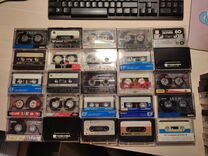 Аудиокассеты 39 штук Toshiba, TDK, Sony, Maxell