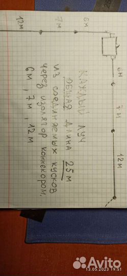 Антенна приемная кв