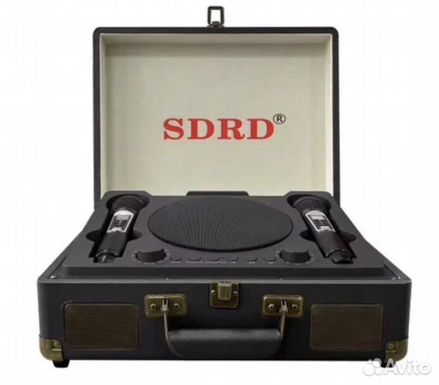 Караоке sdrd Sorda SD-2109 Black «Ретро Чемодан»