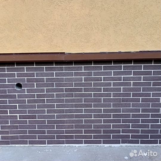 Гибкий кирпич на сетке амк с защитной пленкой