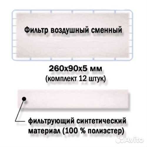 Сменные Фильтры для облучателей-рециркуляторов Дез