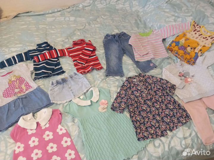 Вещи очень много от 6 месяцев до 5 лет