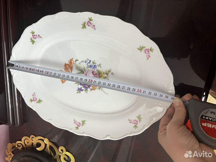 Блюдо большое овальное