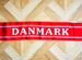 Шарф футбольный (роза) сборная Дании