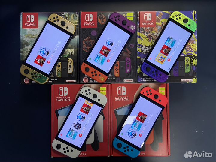 Прошитые Nintendo Switch Oled Новые