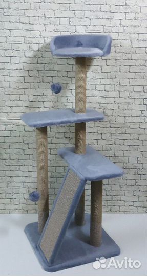 Игровой комплекс для кошек Мамба на столбах