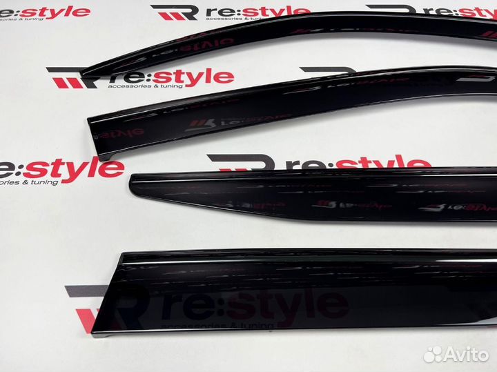 Ветровики Toyota Land Cruiser 300 Темный