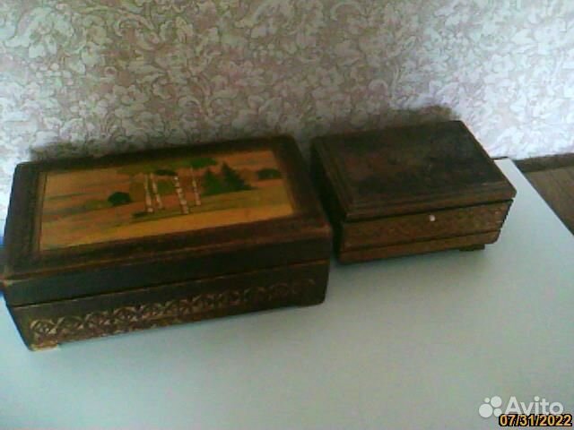 Шкатулка деревянная СССР