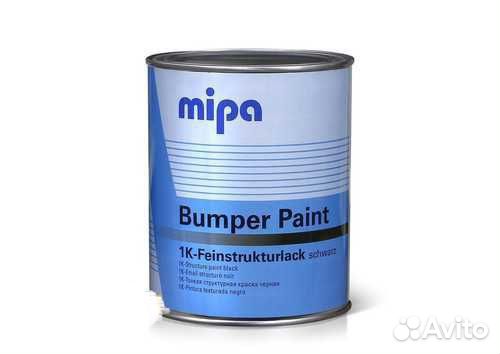 Краска структурная Bamper paint 1 л mipa