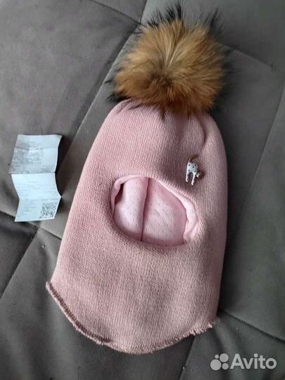 Шапочка-шлем для девочки