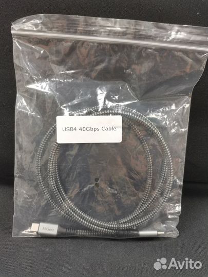 Кабель зарядки USB-C-USB-C Thunderbolt USB4.0 240W