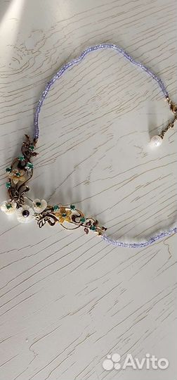 Серебряное ожерелье