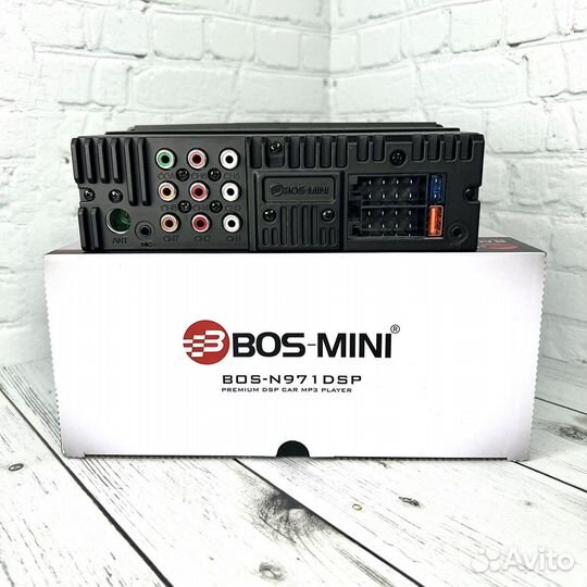 Магнитола 9 RCA, DSP 4x80w, 1Din