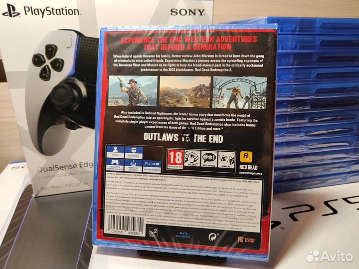 Диск Red Dead Redemption PS5 PS4 Русская версия
