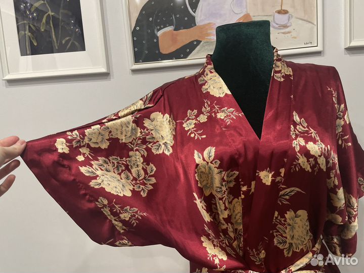 Пеньюар и халат комплект женский 42 44