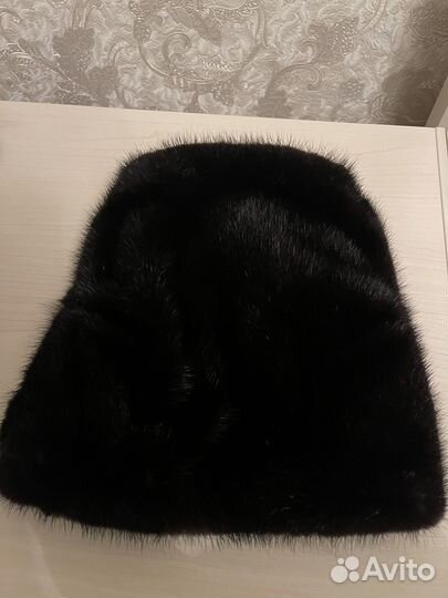Норковая шапка новая тип 