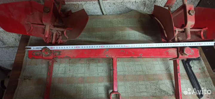 Плуг двойной для мотоблока