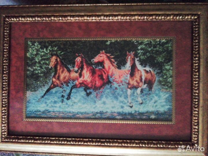 Картина вышитая крестом dimensions