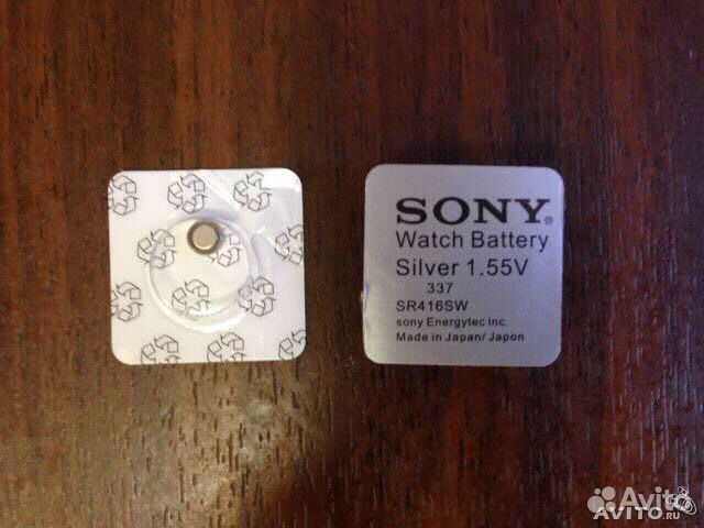 Батарейка Sony 337/sr416sw Для микронаушника