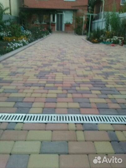 Укладка тротуарной плитки