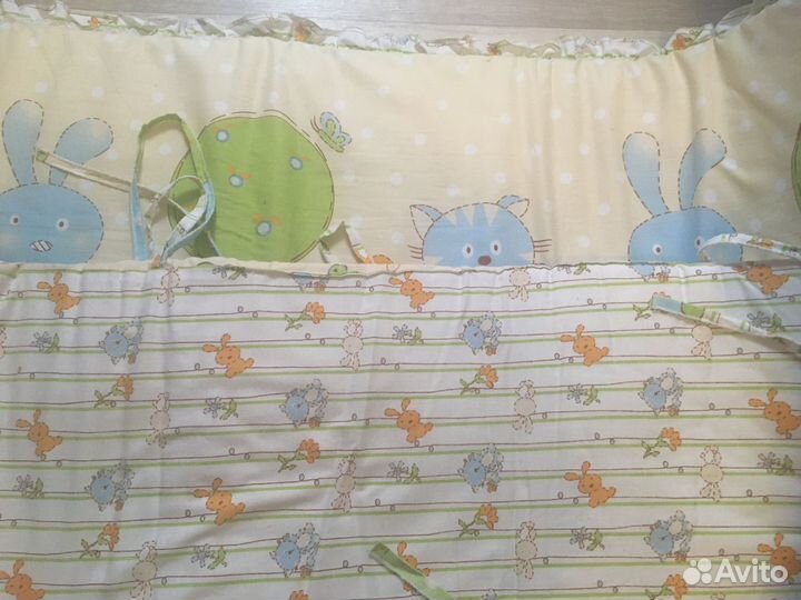 Бортики на детскую кроватку