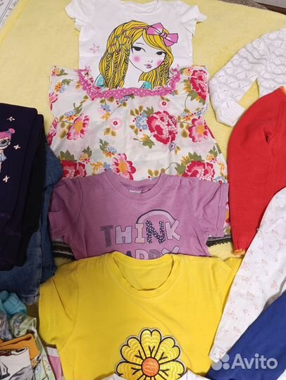 Большой пакет вещей для девочки 4-5 лет