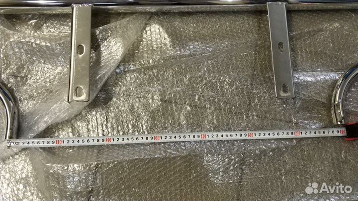 Защита переднего бампера двойная труба