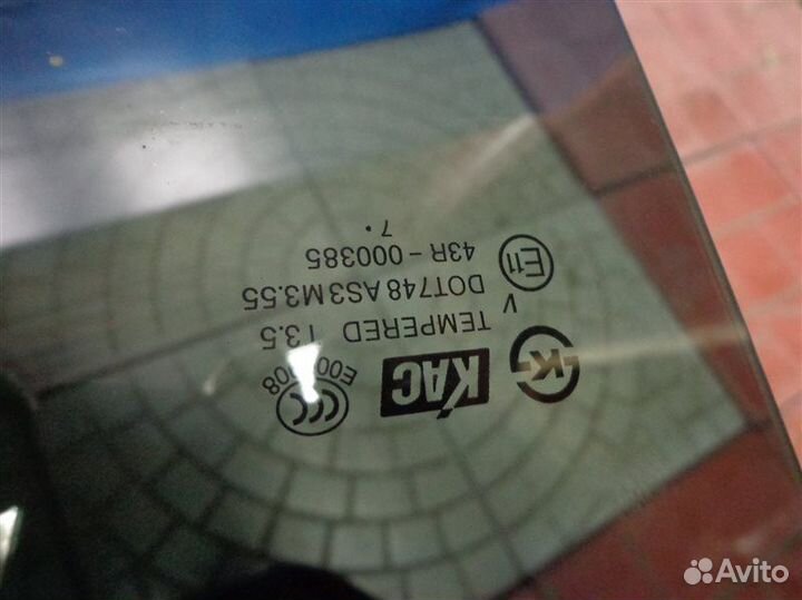 Стекло двери заднее правое Chevrolet Captiva C100