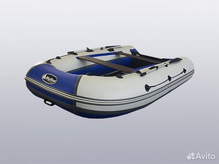 Лодка пвх (жесткий пол+50 баллон) - Варяг 340