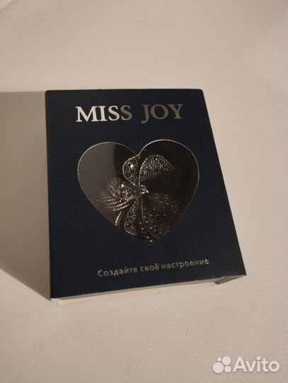 Брошь Бант с подвеской Miss Joy