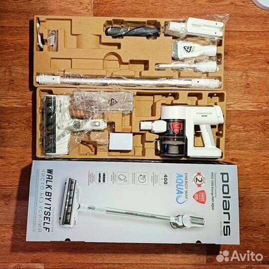 Беспроводной пылесос с влажной уборкой Новый