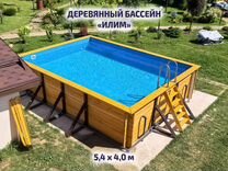 Морозоустойчивый бассейн 5,4 х 4,0 м