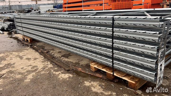 Фронтальные стеллажи складские паллетные Б/у # 3282