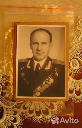 Заверенное фото Летчика В. С. Серегина Подлинник