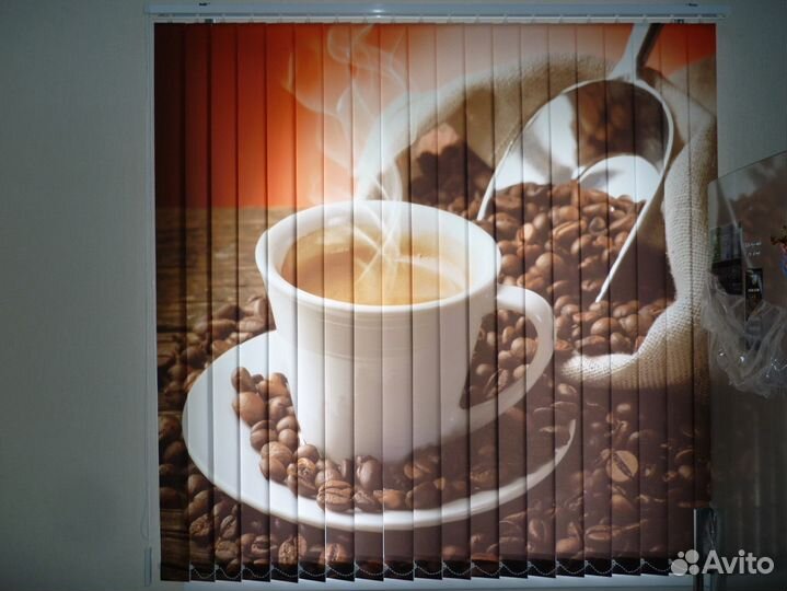 Жалюзи вертикальные с фотопечатью «Кофе»
