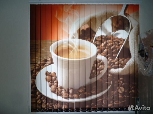 Жалюзи вертикальные с фотопечатью «Кофе»