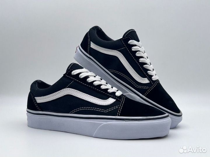 Кеды Vans Old Skool Lite+Black / White