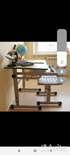 Растущая парта и стул Кантор (Чехия)