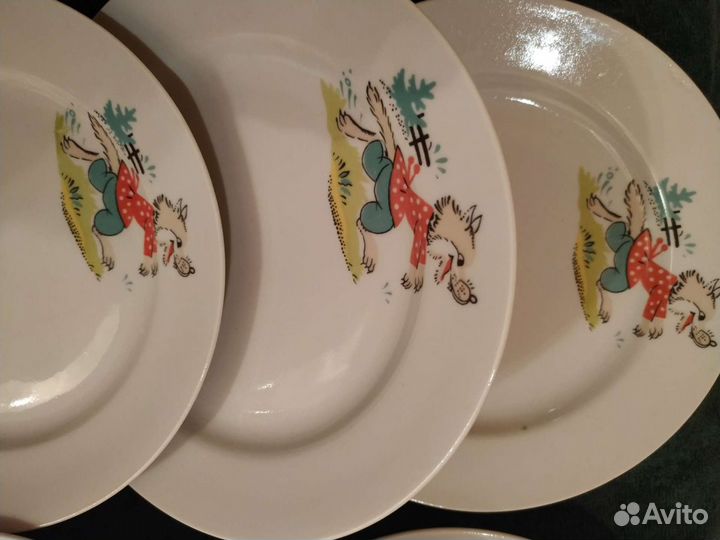 Тарелки детские 6 штук