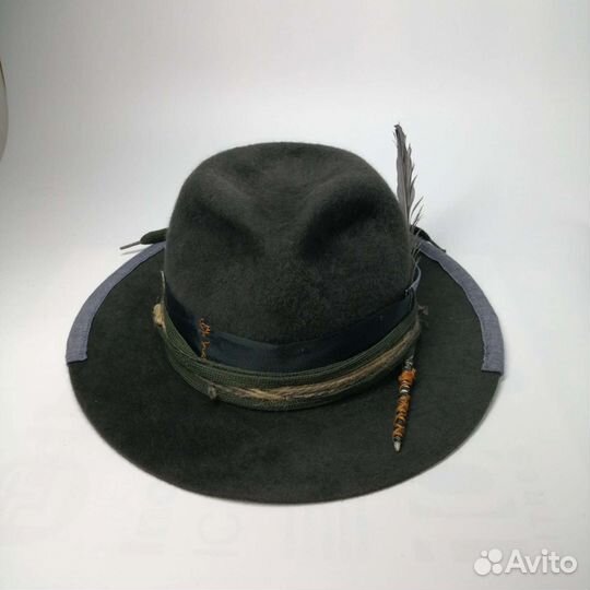 Шляпа фетровая федора