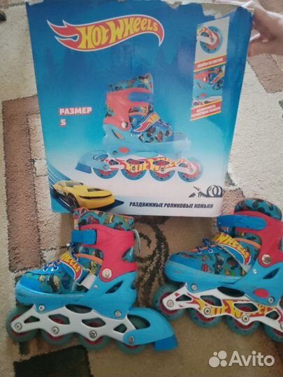 Роликовые коньки детские раздвижные