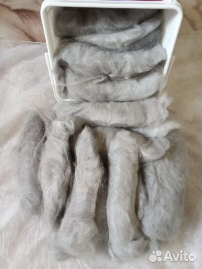 Пух ангорского кролика